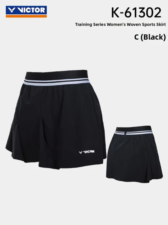 VICTOR Woven Skirt K-61301 C Black