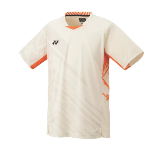 Yonex 2025 Men's Crew Neck Shirt 10642YX Cream