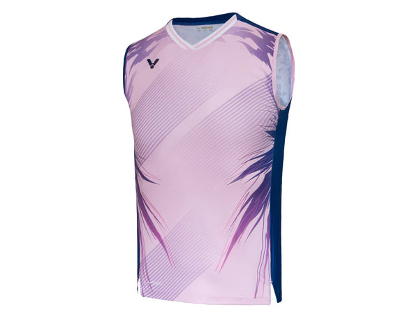 Victor Capsule Collection Unisex Sleeveless Game Shirt T-50008CPS IB Pink/Navy