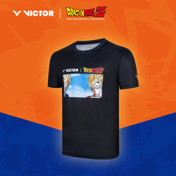 Victor X Dragon Ball Z Sports Shirt T-501DBZ Black UNISEX