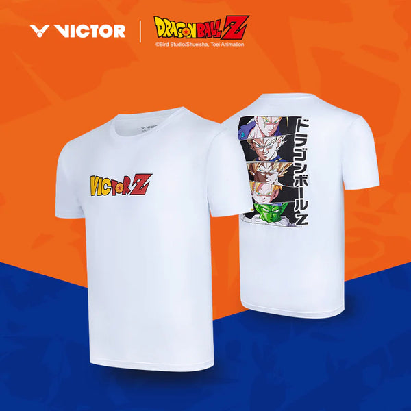 Victor X Dragon Ball Z Sports Shirt T-503DBZ White UNISEX