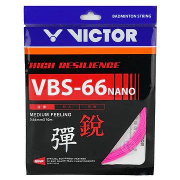 Victor String VBS 66 NANO Pink Single Pack 10M