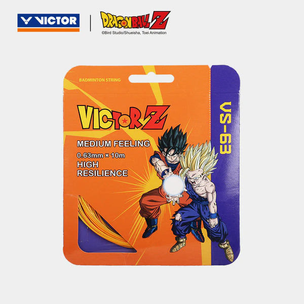 Victor X Dragon Ball Z String Vibrant Yellow/Neon Orange VS-63DBZ EO