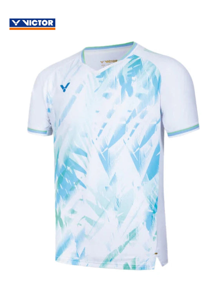 VICTOR 2025 Tournament Series T-55000 A White unisex knitted T-shirt