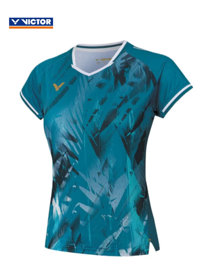 VICTOR 2025 Tournament Series T-56000 G Green womens knitted T-shirt