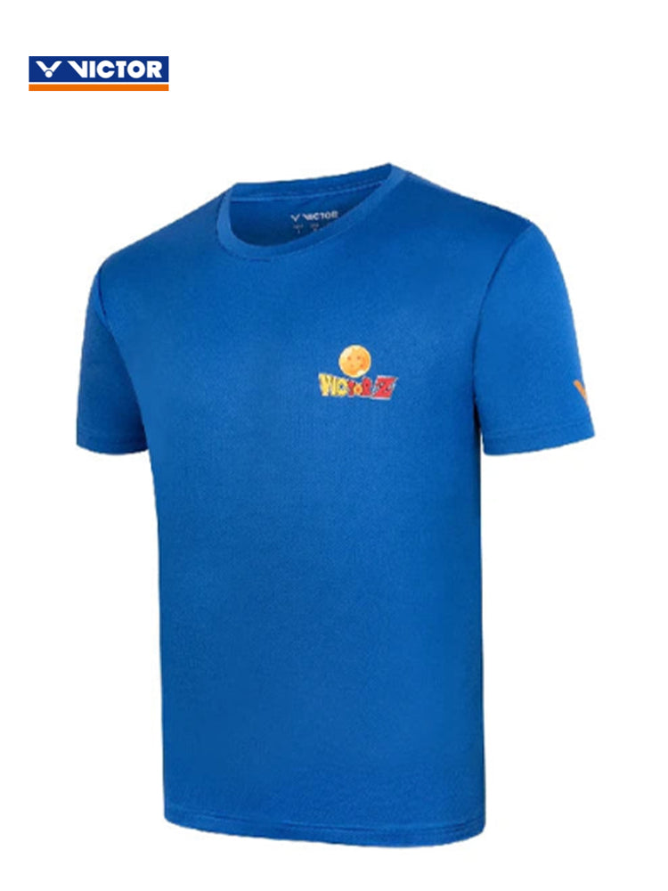 Victor X Dragon Ball Z Sports Shirt T-504DBZ Blue UNISEX