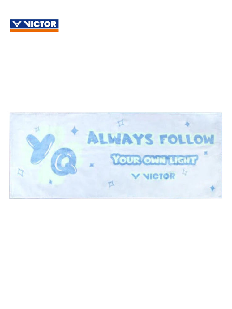 Victor x HYQ Sports Towel TW505HYQ M Blue — badminton