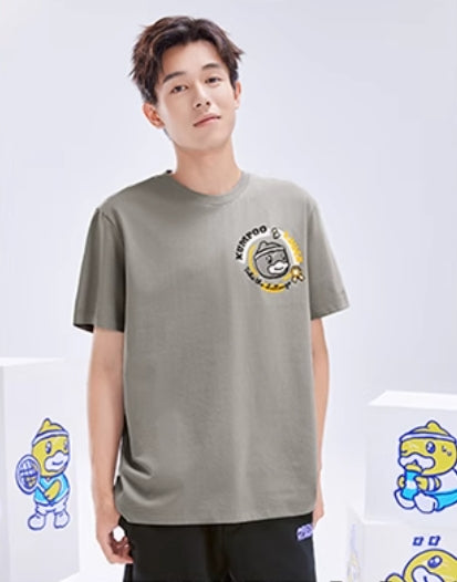 Kumpoo Apparel Unisex KKU-1039 B.DUCK T-Shirt Gray (See Size Chart)