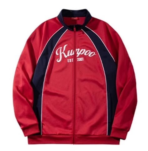 Kumpoo Apparel Unisex K241U-5023 Jacket Red (See Size Chart)
