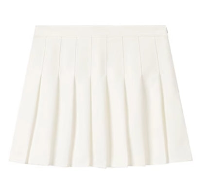 Kumpoo Apparel Women K243W-7033 Skirt White (See Size Chart)