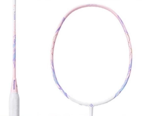Kumpoo Flower Partner Pro Badminton Racket 4UG5 Pink (All Set)