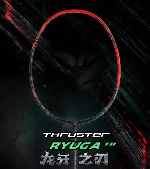 Victor Thruster Ryuga Metallic Badminton Racquet 4UG5 Black