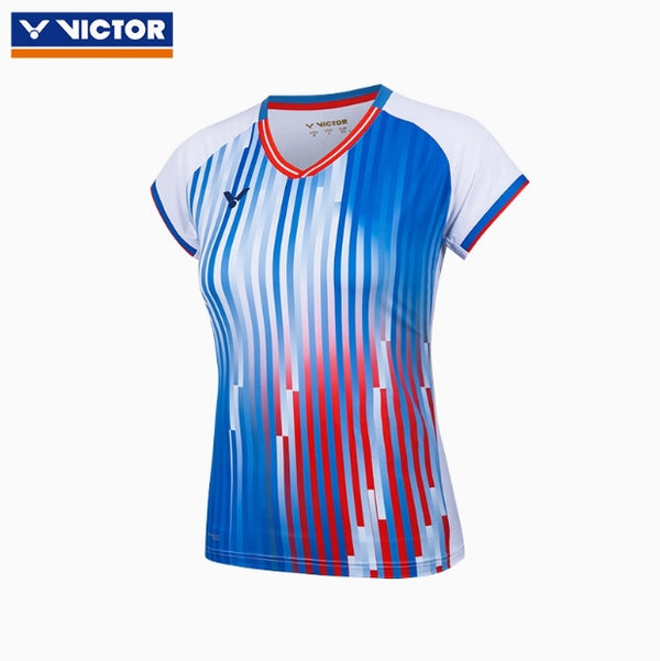 Victor French Team Ladies Tournament Game Shirt T-51050 A Sky Blue