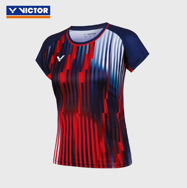Victor French Team Ladies Tournament Game Shirt T-51050 B Navy