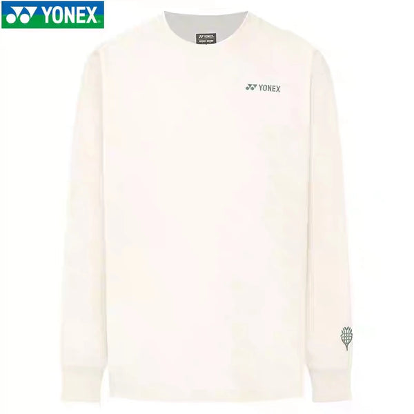 Yonex 2025 Nature Series Unisex Sweat Shirt 32040EX Ice Beige