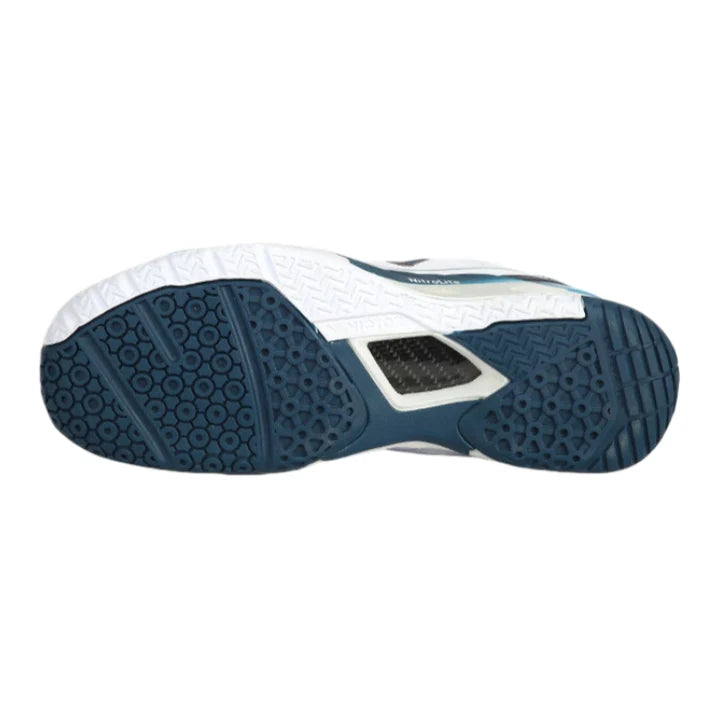 Victor A830NitroLite AF Badminton Shoes White / Mykonos Blue Unisex