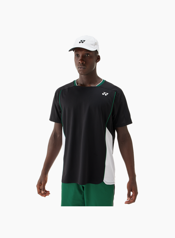 Yonex 2025 Mens Crew Neck Shirt 10627EX Black