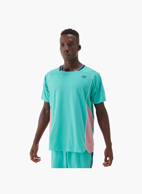 Yonex 2025 Mens Crew Neck Shirt 10627EX Clear Mint