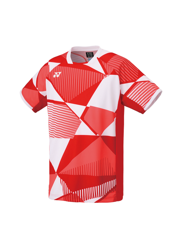 Yonex 2025 Men's Crew Neck Shirt 10635EX Tango Red
