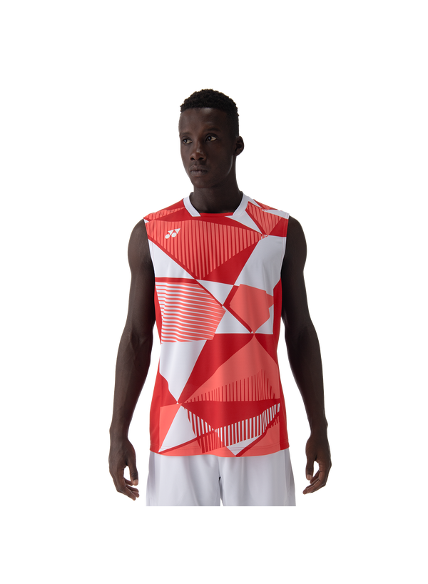 Yonex 2025 Men's Sleeveless Top 10636EX Tango Red