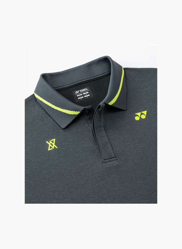 Yonex x Viktor Axelsen Unisex Polo Shirt VA 10689EX Steel Grey