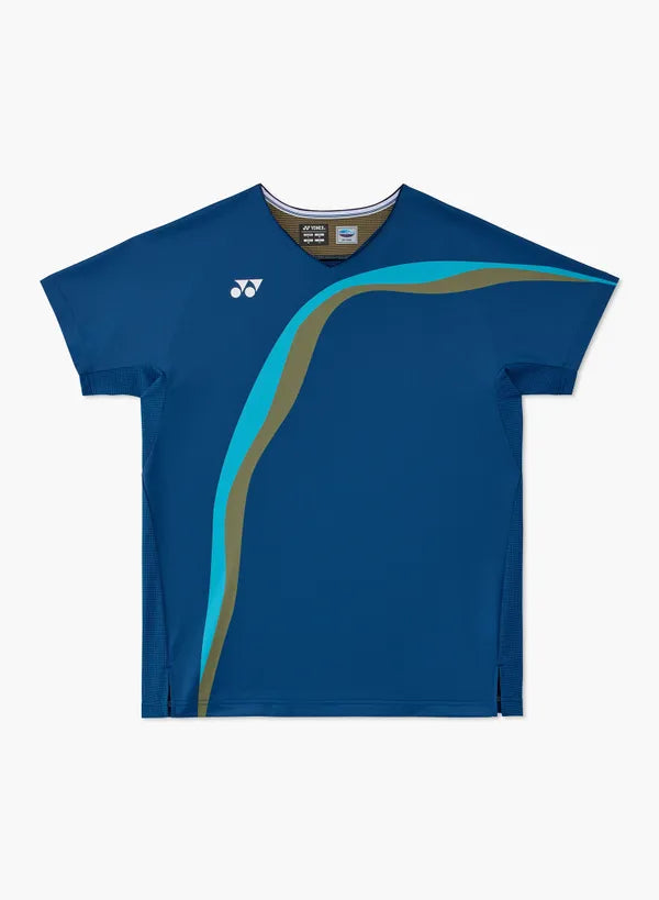 Yonex 2026 Mens Crew Neck Shirt 10717EX INDIGO BLUE