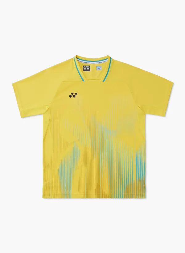 Yonex 2026 Mens Crew Neck Shirt 10735EX BRIGHT GOLDEN YELLOW