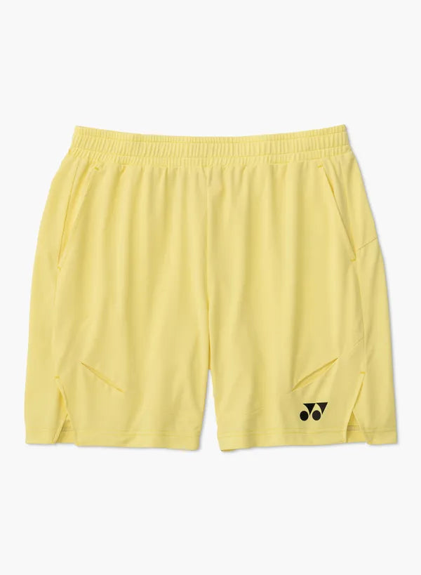Yonex 2026 MENS KNIT SHORTS 15239YX PALE YELLOW