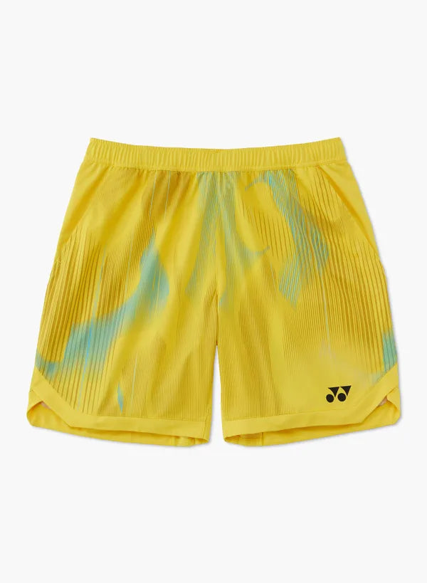 Yonex 2026 MENS KNIT SHORTS 15251YX GOLDEN YELLOW