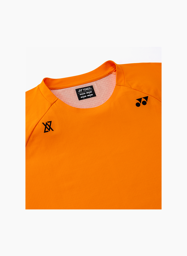 Yonex x Viktor Axelsen Unisex T-Shirt VA 16824EX Flash Orange