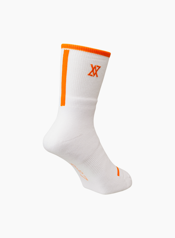 Yonex x Viktor Axelsen Mens Sport Crew Socks VA 19248YX Flash Orange