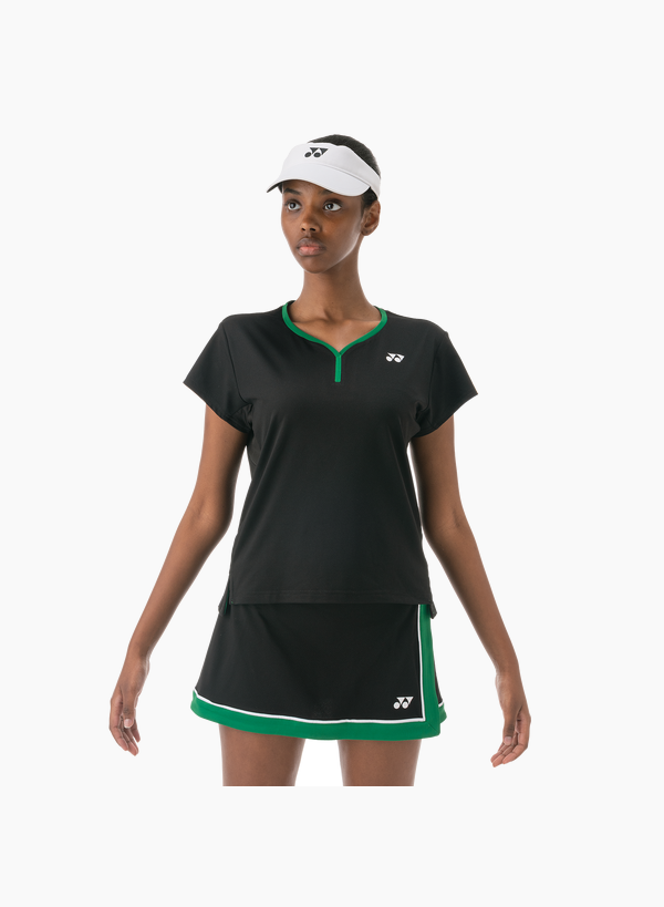 Yonex 2025 Womens Crew Neck Shirt 20837EX Black