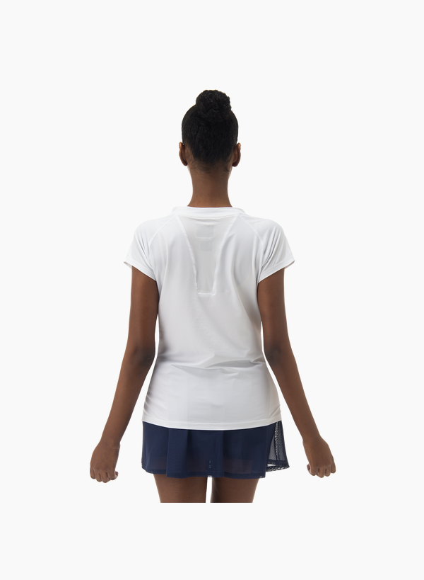 Yonex 2025 Womens Crew Neck Shirt 20839EX White