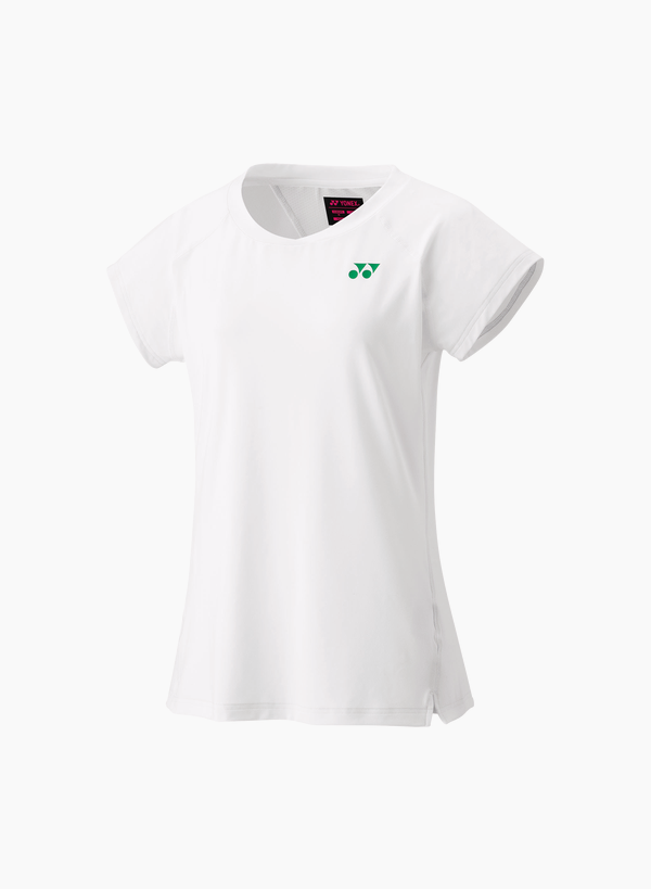 Yonex 2025 Womens Crew Neck Shirt 20839EX White