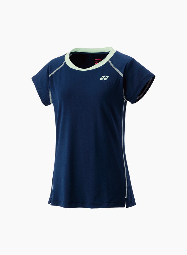 Yonex 2025 Womens Crew Neck Shirt 20839EX Dark Navy