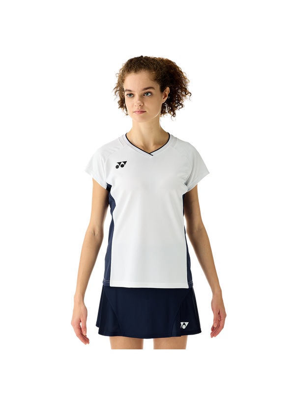 Yonex 2025 Women's Crew Neck Shirt 20844YX White