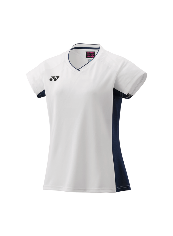 Yonex 2025 Women's Crew Neck Shirt 20844YX White