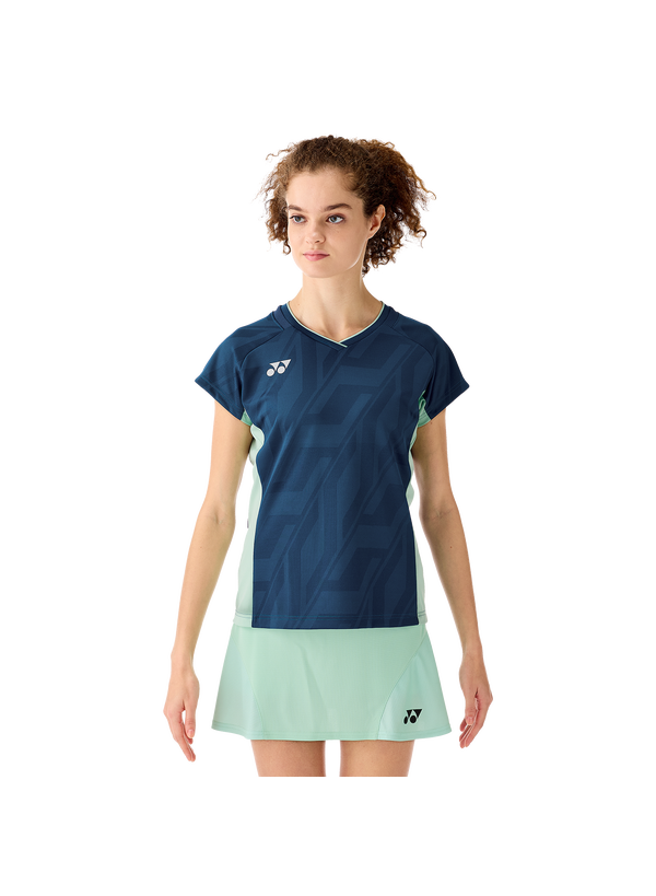 Yonex 2025 Women's Crew Neck Shirt 20844YX Ink Blue