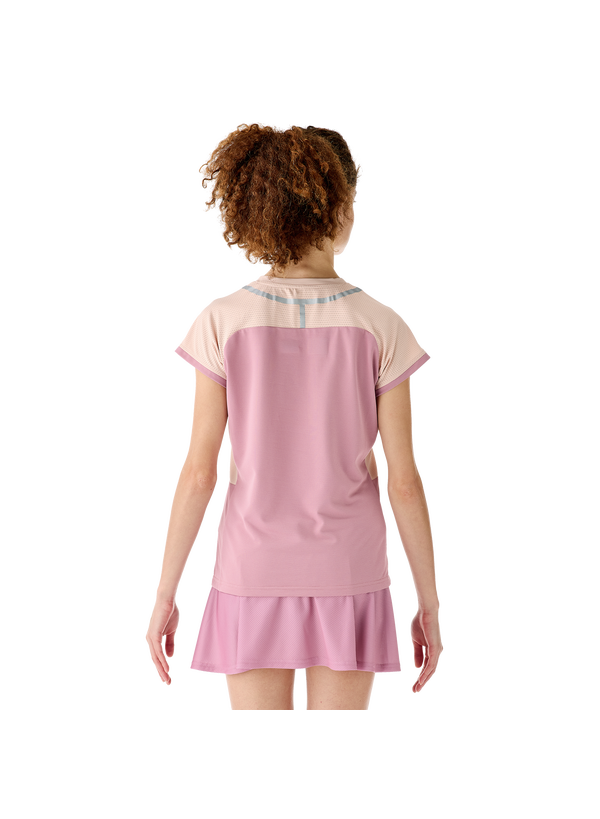 Yonex 2025 Women's Crew Neck Shirt 20845YX Pearl Rose