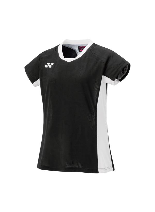 Yonex 2025 Women's Crew Neck Shirt 20848EX Black