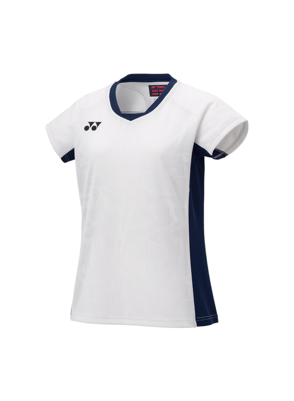Yonex 2025 Women's Crew Neck Shirt 20848EX White