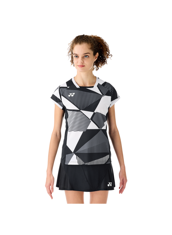Yonex 2025 Women's Crew Neck Shirt 20850EX Black