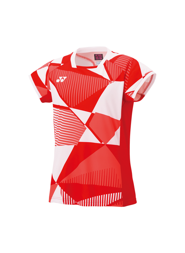 Yonex 2025 Women's Crew Neck Shirt 20850EX Tango Red