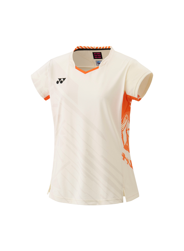 Yonex 2025 Women's Crew Neck Shirt 20858YX Cream
