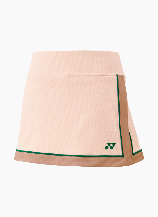 Yonex 2025 Womens Skirt (Inner Short) 26149EX Pink Beige