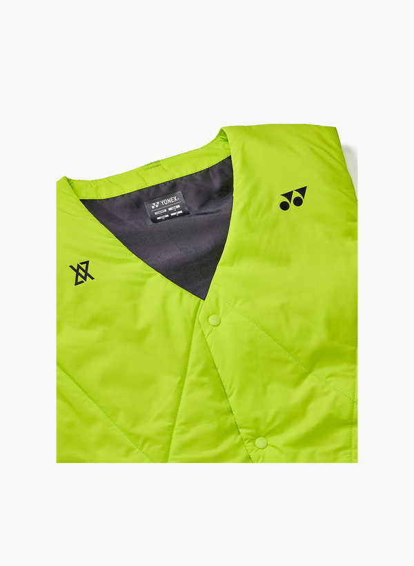 Yonex x Viktor Axelsen Unisex Padded Vest VA 90098EX Fresh Lime
