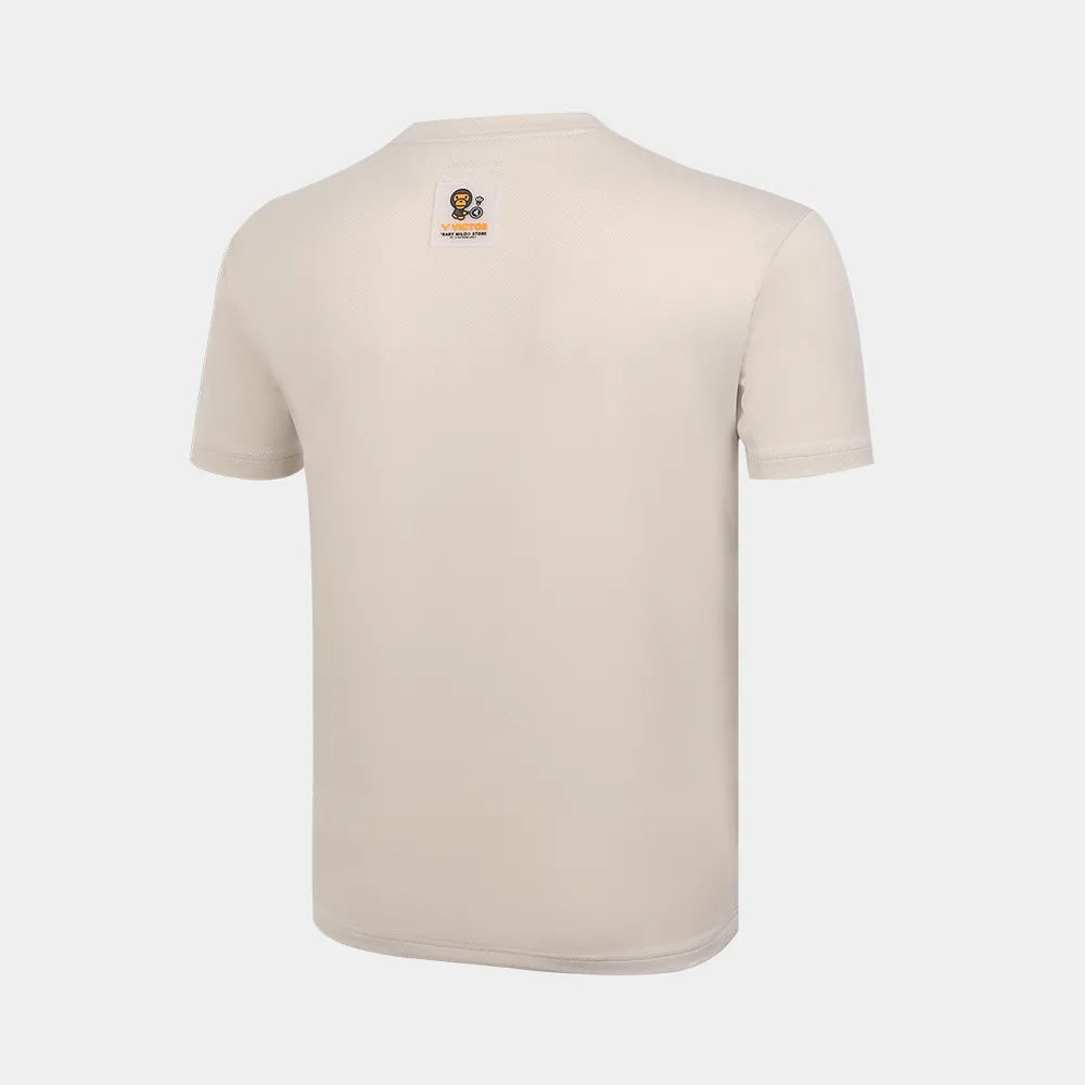 VICTOR x BABY MILO T-503BM V Milo Khaki unisex knitted badminton T-shirt