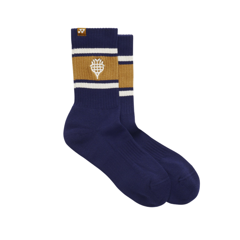 Yonex 2025 Nature Series Unisex Sport Crew Socks 19251EX Indigo Marine