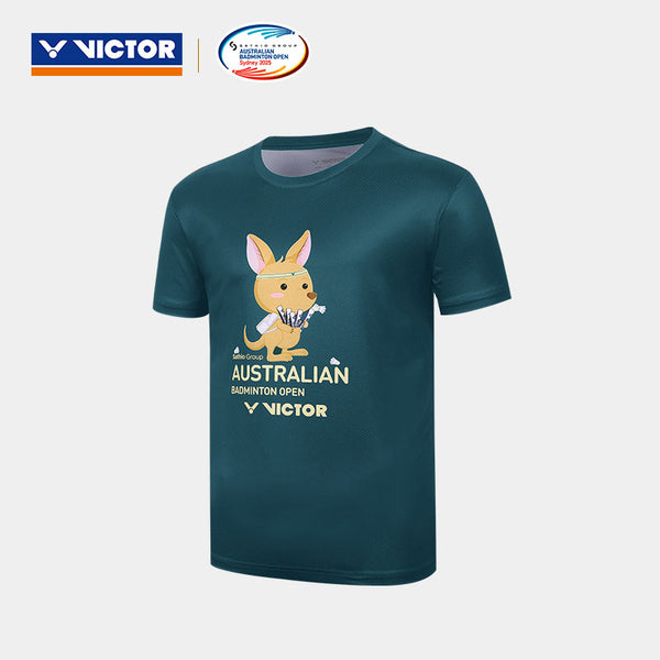 Victor 2025 Badminton Australia Open Commemorative Knit T-Shirt T-ABO2501 G Green