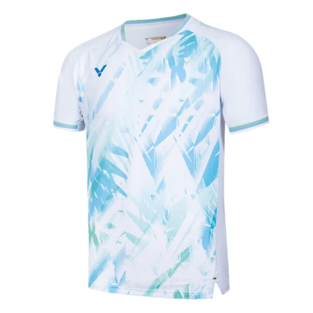 VICTOR 2025 Tournament Series T-55000 A White unisex knitted T-shirt